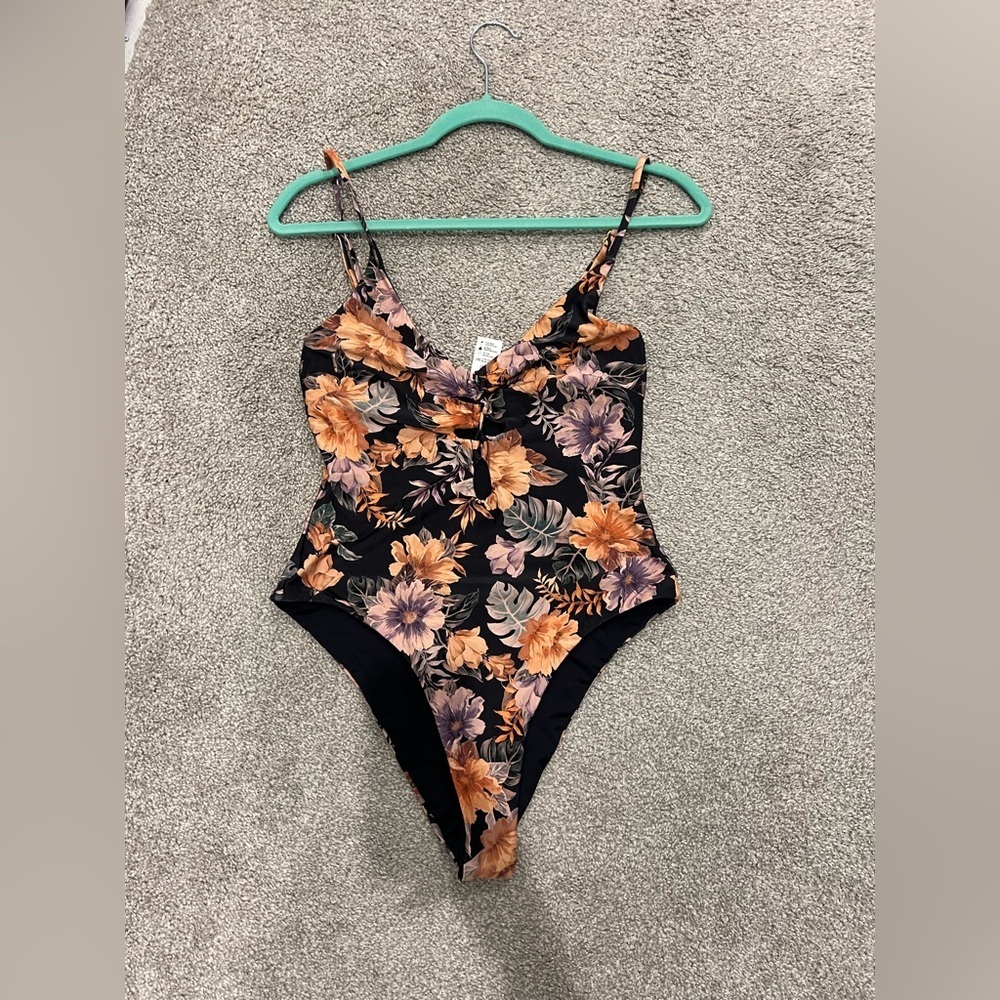 L*Space NWOT Topanga One-Piece Swimsuit Size 12 - Picture 3 of 8